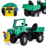 minamas traktorius | RollyUnimog Forst Mercedes-Benz su gerve | Rolly Toys 038244