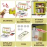 Žaislinė savitarnos kasa | Mini Market su priedais | WOOPIE 100321