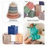 Minkštos sensorinės kaladėlės | 27 detalių rinkinys | WOOPIE BABY 100383