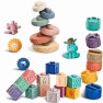 Minkštos sensorinės kaladėlės | 27 detalių rinkinys | WOOPIE BABY 100383