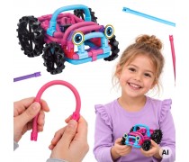 Minkštos 3D konstravimo kaladėlės | 44 detalės, rožinis visureigis | WOOPIE 100826 Minkštos 3D konstravimo kaladėlės | 44 detalės, rožinis visureigis | WOOPIE 100826