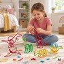Konstruktorius iš šiaudelių | 3D kūrybinis rinkinys 117 dalių | Woopie 100840