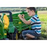 Traktoriaus priekaba | žalia, triašė Mega Trailer John Deere | Rolly Toys 125043