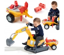 Paspiriamas ekskavatorius su priekaba | Super Builder | Falk 140A