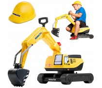 Vaikiškas ekskavatorius su kaušu | Komatsu su šalmu | Falk 146
