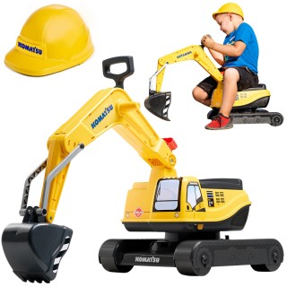 Vaikiškas ekskavatorius su kaušu | Komatsu su šalmu | Falk 146