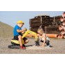 Vaikiškas ekskavatorius su kaušu | Komatsu su šalmu | Falk 146