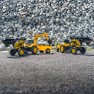 Minamas traktorius | Komatsu su ekskavatoriumi ir priekaba | Falk 2076N