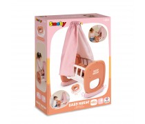 Lėlių lopšys | Baby Nurse su baldakimu | Smoby 220391 Lėlių lopšys | Baby Nurse su baldakimu | Smoby 220391