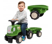 Paspiriamas traktorius su priekaba | Birdy Farm žalias | Falk 311B