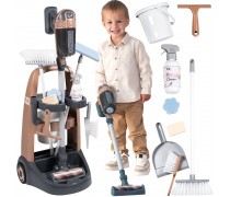 Žaislinis valymo rinkinys vežimėlyje | Rowenta su dulkių siurbliu | Smoby 330326 Žaislinis valymo rinkinys vežimėlyje | Rowenta su dulkių siurbliu | Smoby 330326