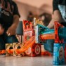 Šviečianti magnetinių kaladėlių trasa rutuliukams | 75 detalės | WOOPIE 40000