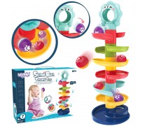 Kamuoliukų trasa | Spiralinis bokštas su kamuoliukais | Woopie 42837 Kamuoliukų trasa | Spiralinis bokštas su kamuoliukais | Woopie 42837