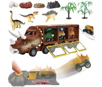 Dinozaurų sunkvežimis | su mašinėlėmis ir garso efektais | Woopie 43018 Dinozaurų sunkvežimis | su mašinėlėmis ir garso efektais | Woopie 43018