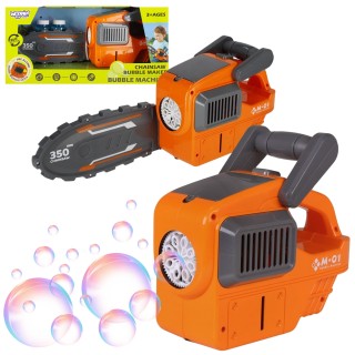 Muilo burbulų pūtimo mašina - grandininis pjūklas | oranžinis | Woopie 440150