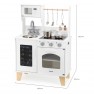 Medinė vaikiška virtuvėlė | PolarB, su šviesa ir garsu | VIGA 44081N