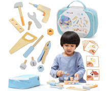 Medinis įrankių rinkinys krepšyje | PolarB | Viga 44204n Medinis įrankių rinkinys krepšyje | PolarB | Viga 44204n