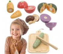 Medinis pjaustymo rinkinys | daržovės | Viga 44212
