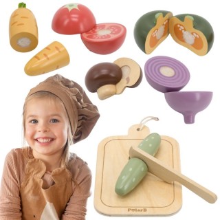 Medinis pjaustymo rinkinys | daržovės | Viga 44212