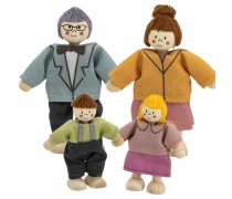 Medinių lėlyčių šeima | 4 lėlytės | VIGA 44254