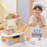 Žaislinis mini mėsainių kioskas  | VIGA 44280 Žaislinis mini mėsainių kioskas  | VIGA 44280