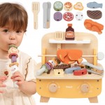 Medinis grilio rinkinys | Žaislinė BBQ kepsninė PolarB | Viga 44294