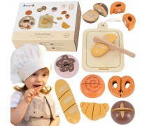 Medinis pusryčių rinkinys pjaustymui | PolarB mažasis kepėjas | Viga 44297