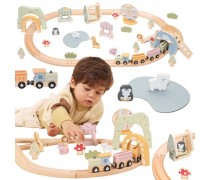 Medinė traukinių trasa | 62 elementai | Viga 44307 Medinė traukinių trasa | 62 elementai | Viga 44307