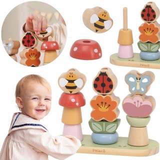 Medinė dėlionė rūšiuoklė | Sodas | Viga 443120