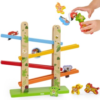 Medinė čiuožykla gyvūnėliams | Džiunglės | Viga 44671N