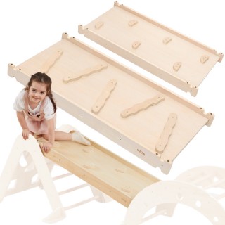 Čiuožykla - laipiojimo sienelė | Dvipusė medinė | Viga 44709N