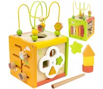Edukacinis kubas | Medinis 5in1 | Viga 447160