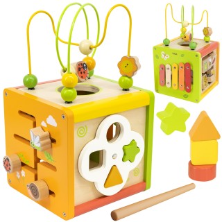 Edukacinis kubas | Medinis 5in1 | Viga 447160