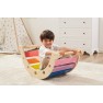 Montessori sūpynė | tiltelis 2in1 | Vaivorykštės spalvų | Viga 44757