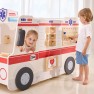 Žaislinis greitosios pagalbos automobilis | Medinis mažųjų gelbėtojų rinkinys | Viga 44758