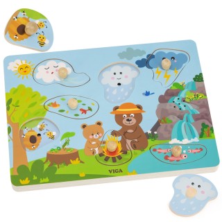 Dėlionė garsinė | Atrandame gamtą | VIGA 44762