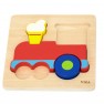 Medinė dėlionė | Montessori | Traukinys | Viga 44783