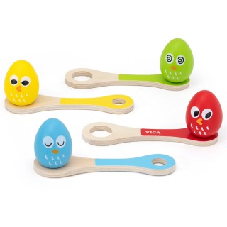 Arkadinis žaidimas | Kiaušinių lenktynės | Viga 44788 Arkadinis žaidimas | Kiaušinių lenktynės | Viga 44788