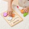 Medinė pjaustymo dėlionė | Montessori daržovės | VIGA 44790