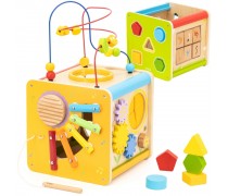 Edukacinis kubas | Medinis 5in1 | Viga 448000