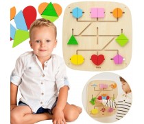 Sieninė lavinamoji lenta | 16 judančių detalių | Viga 44816