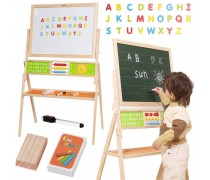 Edukacinė lenta | didelė medinė 2in1 | Viga 44834