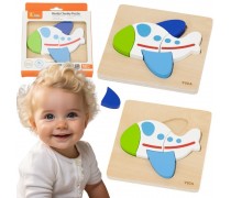 Medinė dėlionė | Spalvotas lėktuvas | Viga 44841 Medinė dėlionė | Spalvotas lėktuvas | Viga 44841