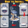 Meistro rinkinys 3in1 | NSO Projektorius | WOOPIE 44848