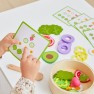 Medinis žaislinis salotų gaminimo rinkinys | 35 dalys | Viga 44856
