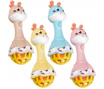 Sensorinis barškutis-kramtukas žirafa | Su muzika ir šviesomis | Woopie Baby 45227