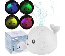 Vonios žaislas | Purškiantis banginis su LED fontanu | Woopie 45685