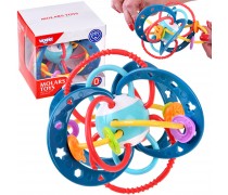 Sensorinis barškutis ir kramtukas | 2in1 Montessori | Woopie Baby 45975