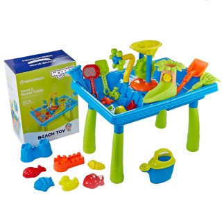 Vandens ir smėlio staliukas | 2in1 Smėliadėžė su priedais | Woopie 46514