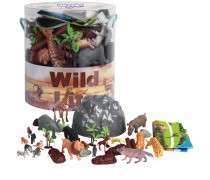 Gyvūnų figūrėlės | Safaris 34 vnt. | Woopie 47139 Gyvūnų figūrėlės | Safaris 34 vnt. | Woopie 47139